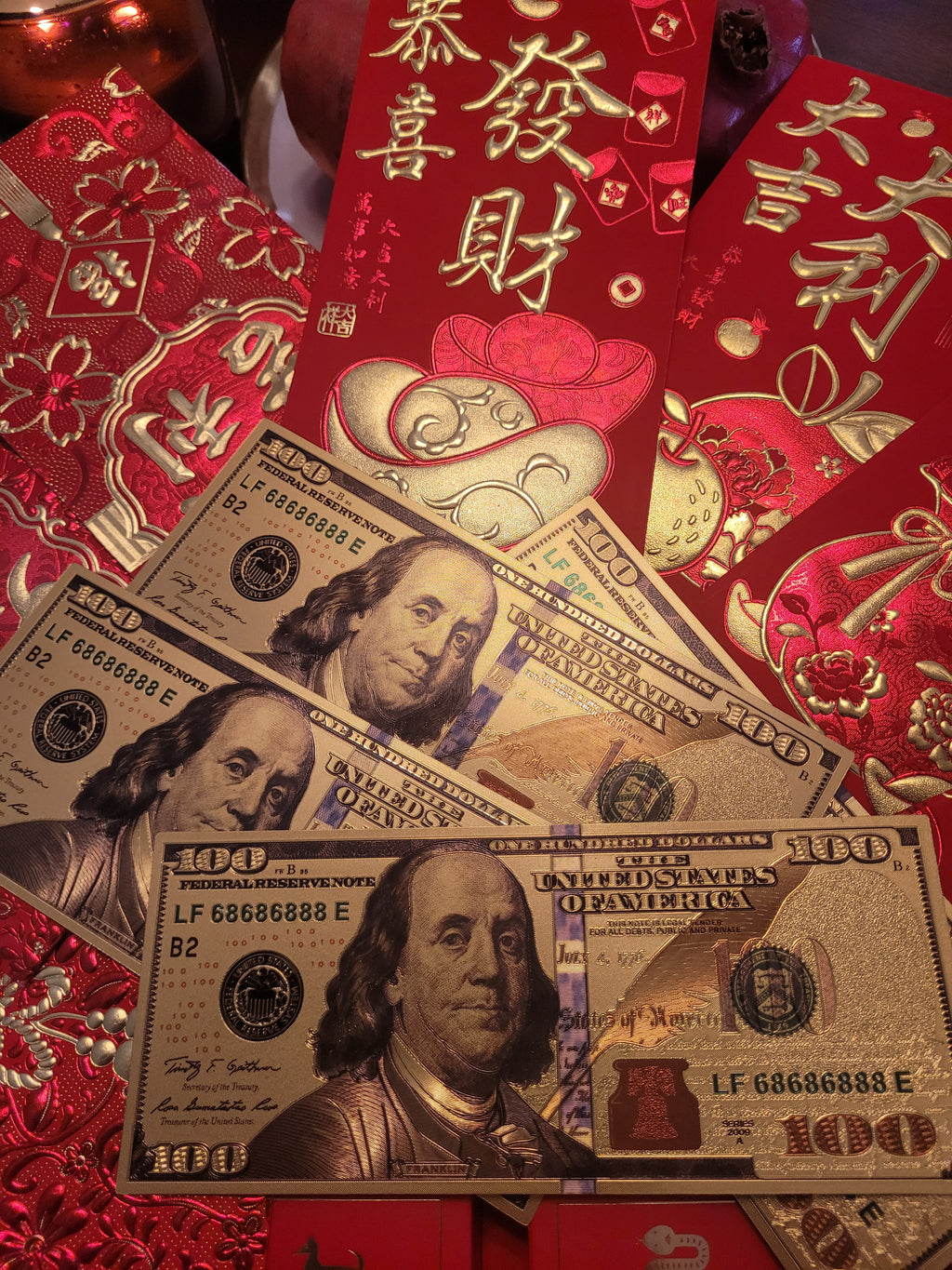 Prosperous $100 Dollar Bill